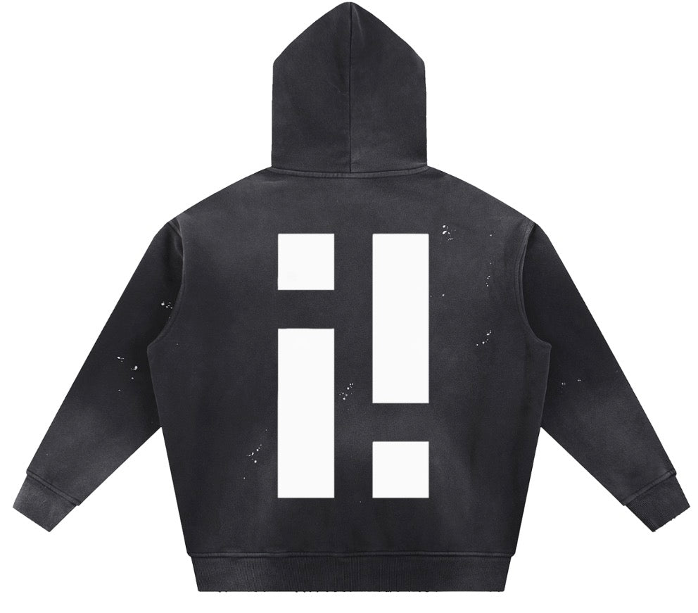indecisive lifestyle vintage washed fleece hoodie